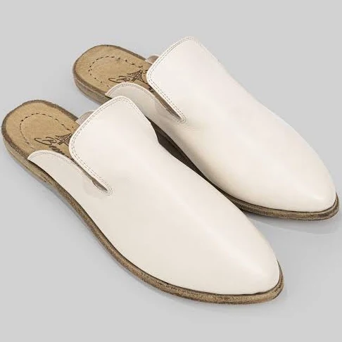 shoes Pointed Toe Slip-On Leather Mules Etsy - Seller $85.5