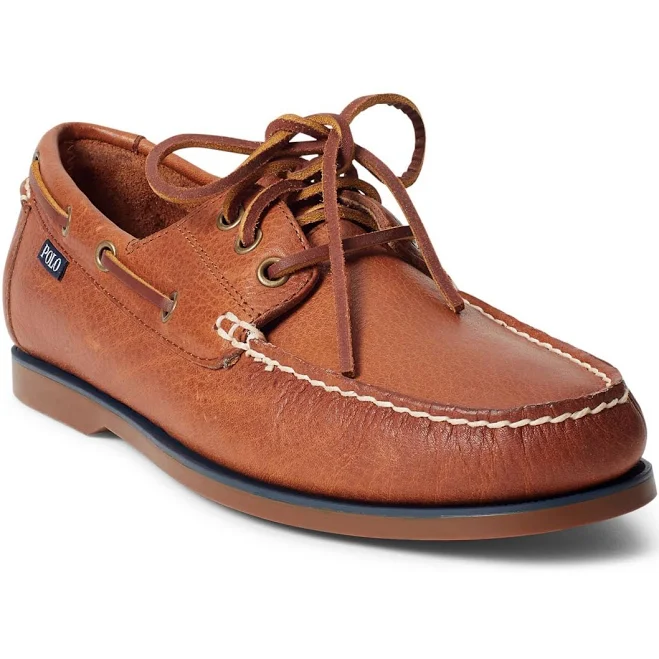 shoes Polo Ralph Lauren Men's Bienne Oiled Tumbled Leather Boat Shoes Macy's $89.6