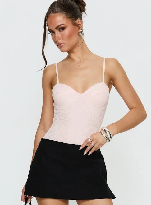 bodysuit Princess Polly Laryna Lace Bodysuit Princess Polly US $29