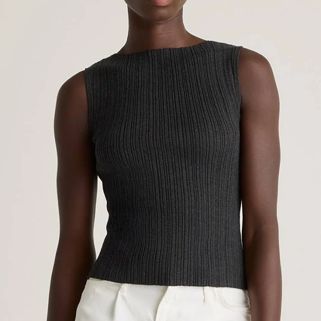 two piece set Quince Women's Ribbed Cotton Cashmere Tank Top Quince $36