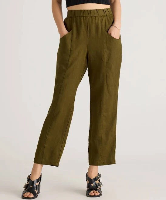 pants Quince Women's Tapered European Linen Ankle Pants Quince $42