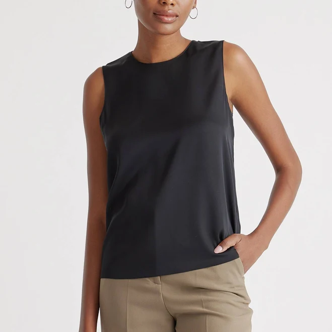 top Quince Women's Washable Stretch Mulberry Silk Tank Top Quince $42