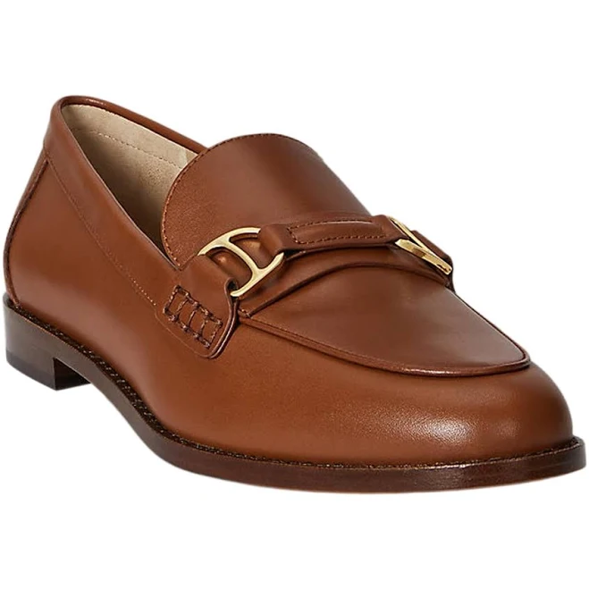shoes Ralph Lauren Women's Tasha Leather Loafers Macy's $136.5