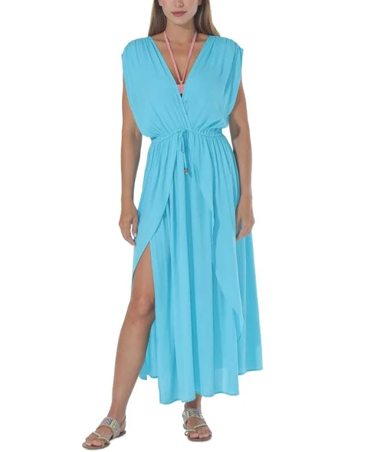 dress raviya Front-Slit Cover-Up Dress Macy's $48