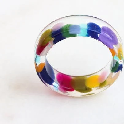 accessory Resin Stackable Ring Etsy - livinlovin $29.9