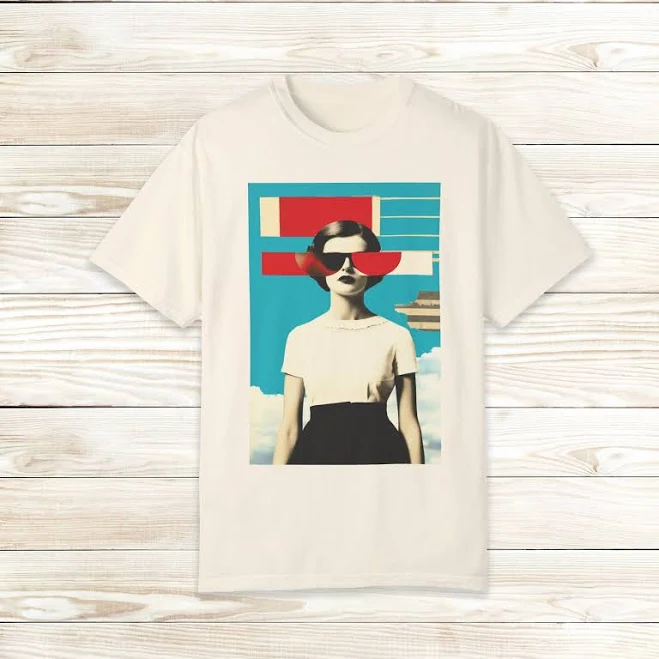 top Retro Art T-Shirt Etsy - Seller $19