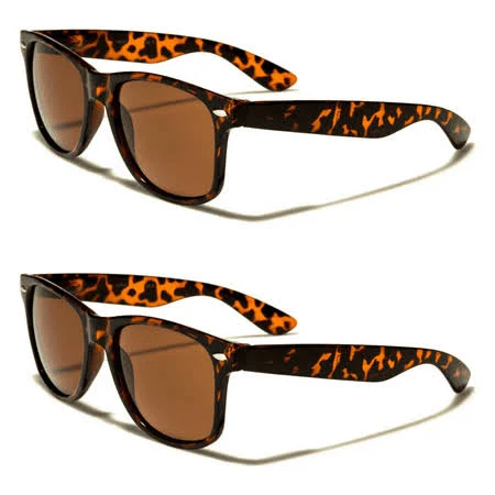 accessory Retro Rewind 2 Pack Tortoise Shell Sunglasses Free Shipping, Adult Unisex, Size: One size, Brown Walmart - Suns Out Shades $13.95