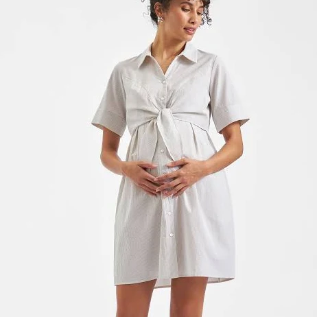 maternity dress Ripe Maternity Bronte Tie Up Maternity Dress Tiffany Rose $135
