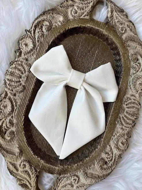 accessory Sailor Bow Cotton Fabric Hair Clip Etsy - Seller $7
