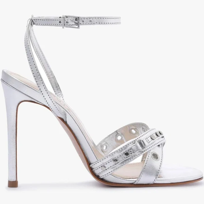 shoes Schutz Women's Patrizia Metallic Leather Sandal Schutz $51.8