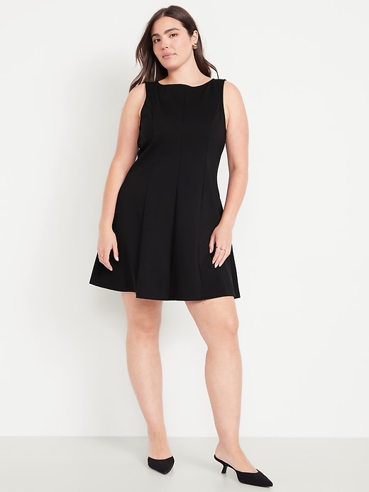 dress Sleeveless Ponte-Knit Mini Swing Dress gap.com $11.47