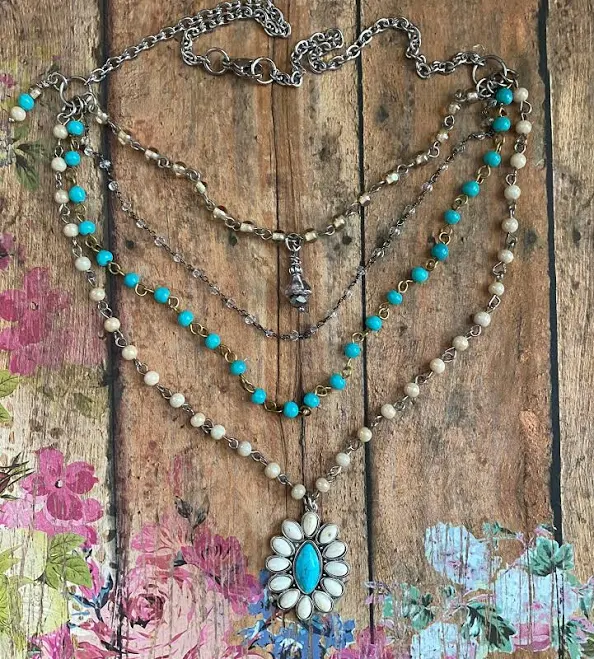 accessory Southwestern Native Navajo Beaded Necklace Etsy - Seller $38