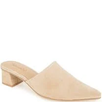 shoes Splendid Lorelei Suede Pointed Toe Block Heel Mules Dillard's $129