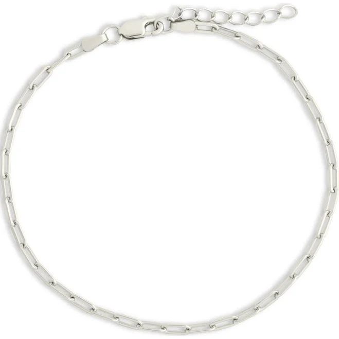 accessory Sterling Forever Dainty Paper Clip Chain Bracelet Nordstrom $52