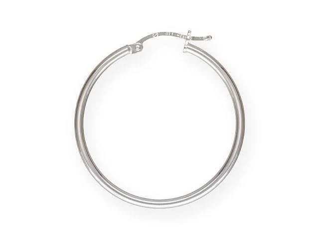 accessory Sterling Silver Endless Hoop Earrings Artbeads.com $16.99