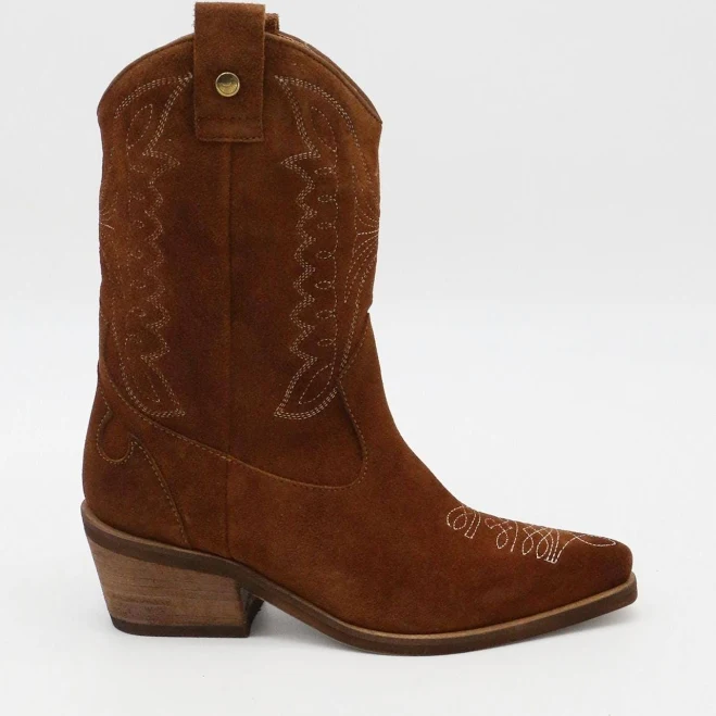 shoes Stivali Women's Unstoppable Suede Western Cowboy Boots Etsy - Seller $310