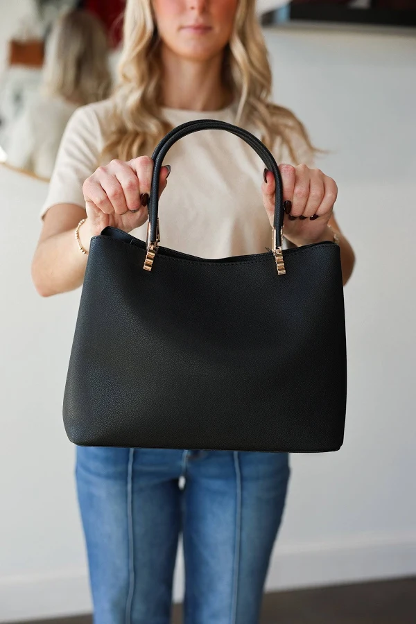 bag Structured Top Handle Handbag Ivy House Boutique $89