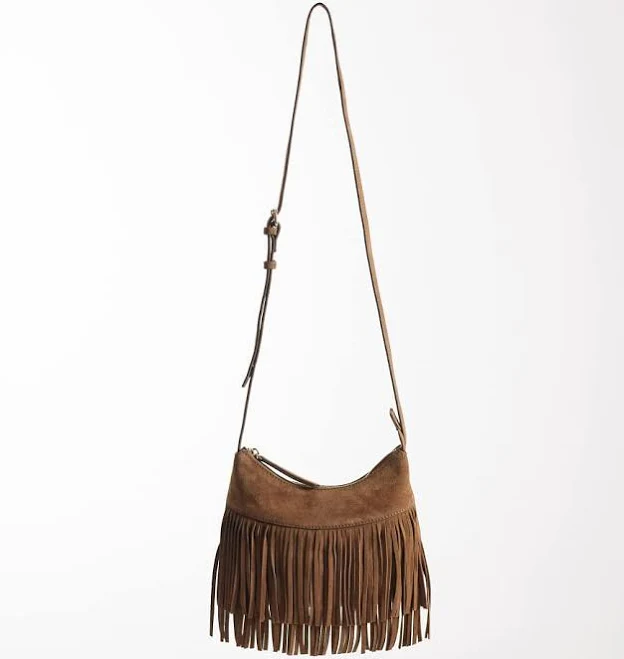 bag Suede Fringe Crossbody Purse ASOS $61