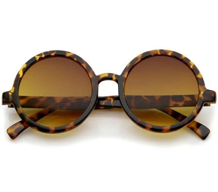 accessory Sunglass LA Classic Retro Horn Rimmed Round Sunglasses Walmart - zeroUV $11.99
