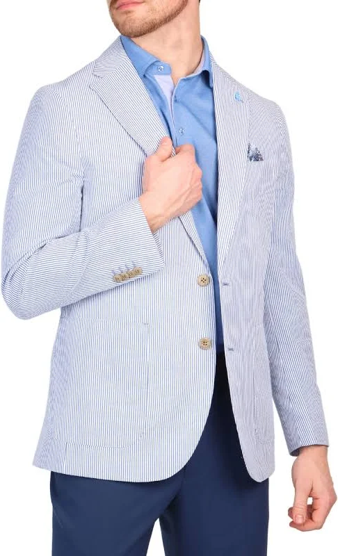 blazer TailorByrd Men's Seersucker Stripe Sport Coat TailorByrd $79.99
