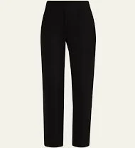 pants Tailored Straight-Leg Wool Trousers BLACK 8 bergdorfgoodman.com $199.2