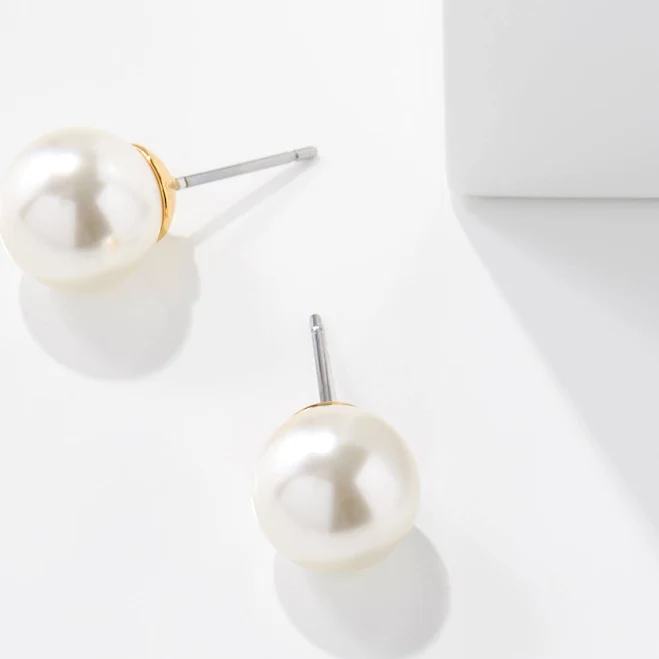 accessory Talbots Women's Classic Pearl Stud Earrings Talbots $20.65