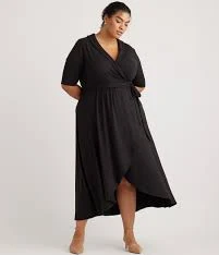 wrap dress Tencel Jersey Midi Wrap Dress Quince $69.9