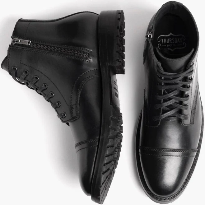 shoes Thursday Boot Company Men's Major Combat Leather Thursday Boot Company $199