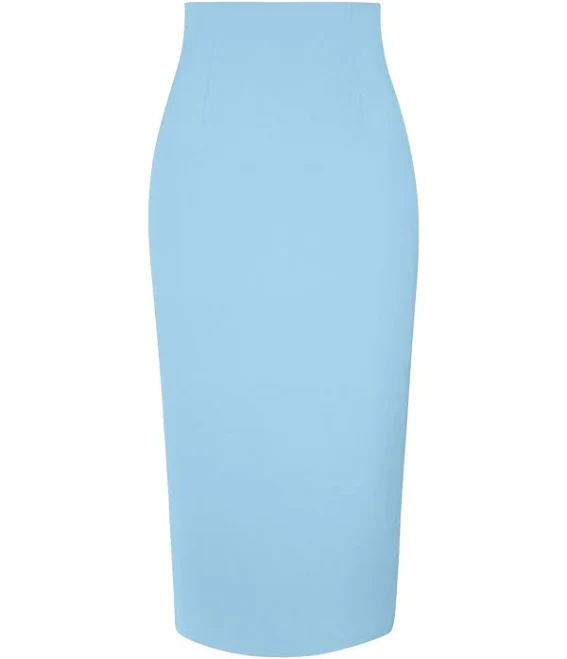 skirt Tia Dorraine Women's High-Waist Pencil Midi Skirt Wolf & Badger $541