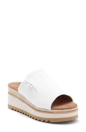 shoes TOMS Women's Adria Platform Wedge Sandals Nordstrom Rack $44.97