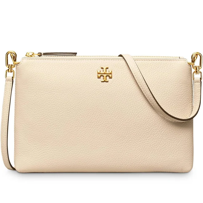 bag Tory Burch Mercer Pebbled Zip Crossbody Bag Bloomingdale's $200