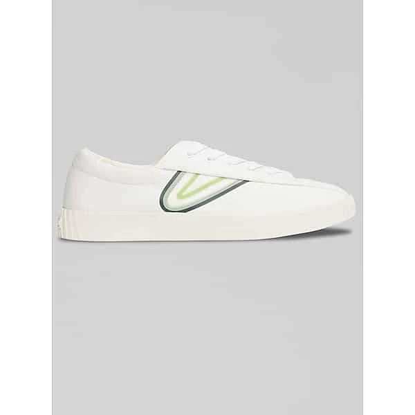 sneakers Tretorn Nylite Men’s Canvas Sneakers in White Low-Top Lace-Up Casual Shoes Men's Wearhouse $39.99