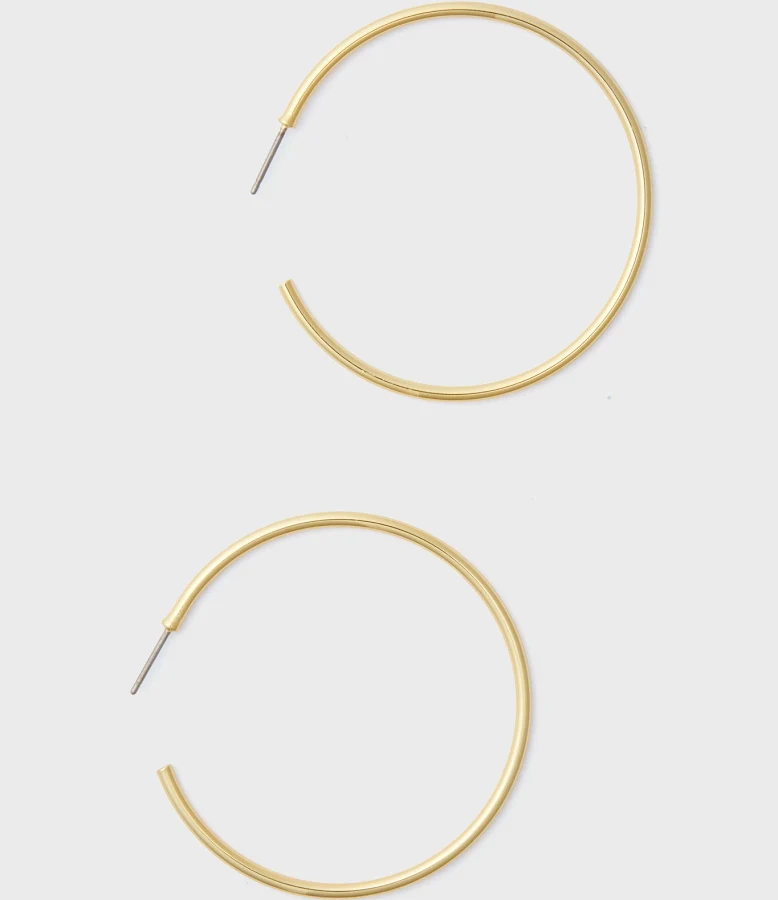 accessory Tuckernuck Jewelry Gold Large Hoop Earrings Tuckernuck $48