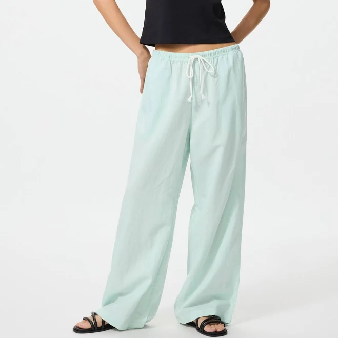 matching set UNIQLO Women's Linen Blend Easy Pants Uniqlo $39.9