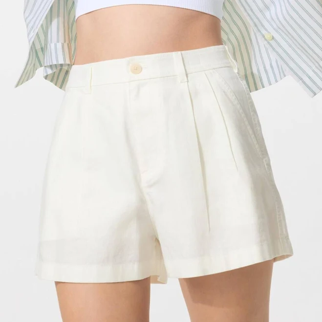 two piece set UNIQLO Women's Linen Cotton Shorts Uniqlo $39.9