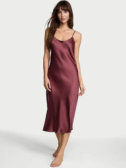 dress Victoria's Secret Satin Slip Midi Dress Victoria's Secret $79.95