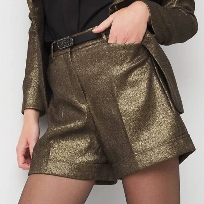 shorts White House Black Market Women's Shimmery High-Rise Tailored Shorts White House Black Market $34.99