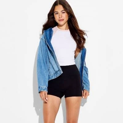 biker shorts Wild Fable Women's High-Rise ButterBliss Bike Shorts Target $15