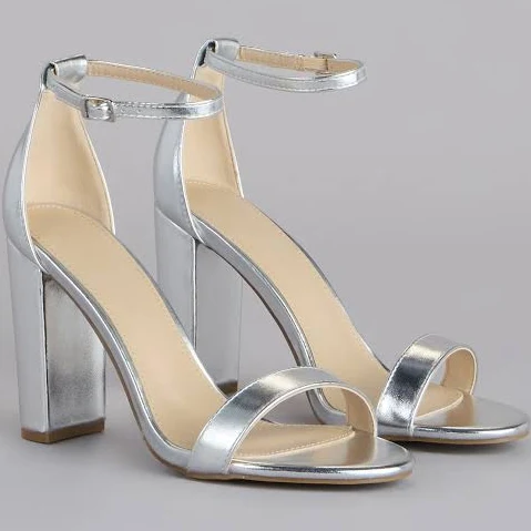 shoes Windsor Shine On Cue Metallic Block Heels Windsor $26.9