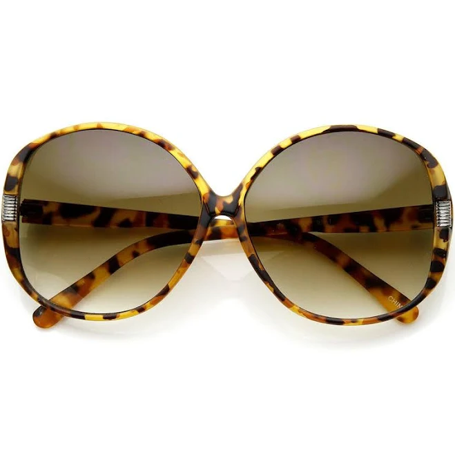 accessory Women's Circle Round Oversize Sunglasses zeroUV $10.95