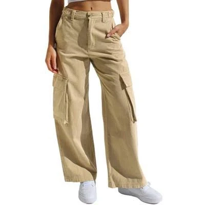 bottom Women's High-Waisted Stretchy Multi-Pocket Cargo Pants Target $43.99