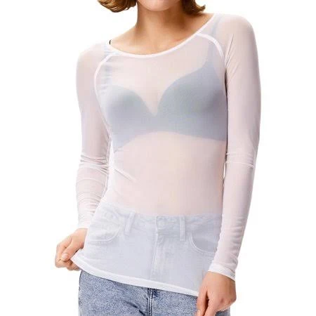 outerwear Women's Mesh Sheer Long Sleeve Blouse Walmart - Zhang Weihang $4.99