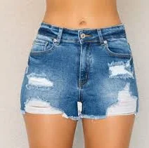 shorts Women's Mid-Rise Distressed Denim Shorts Etsy - LifeStyleFitnessUS $29