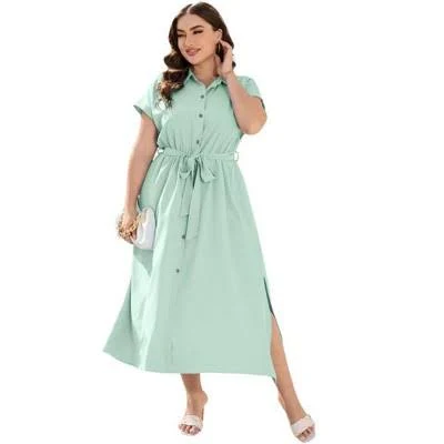 dress Women's Plus Size Tie Belt Maxi Dress Target $30.99