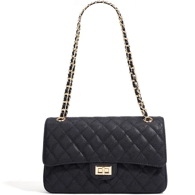 bag Women's Quilted Leather Flap Bag popsewing.com $69.75