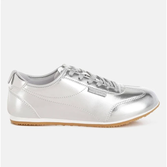 shoes Women's Rag & Co Astylos Metallic Faux Leather Sneakers Macy's $52.49