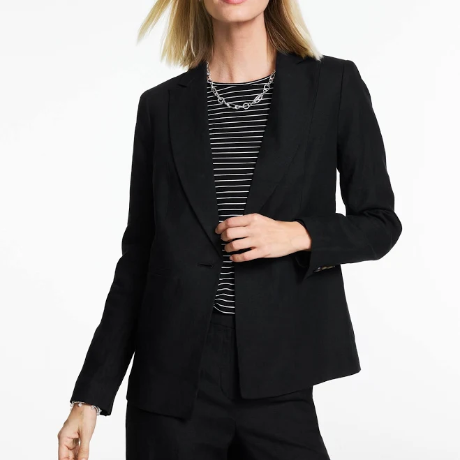 blazer Women's Talbots Classic Linen Blazer Talbots $219