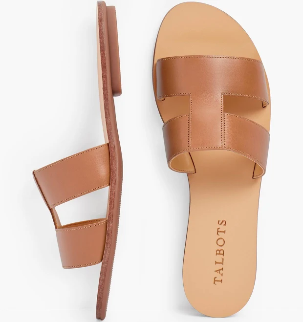 shoes Women's Talbots Hannah Vachetta Leather Slides Talbots $79.5