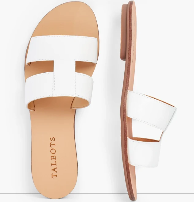 shoes Women's Talbots Hannah Vachetta Leather Slides Talbots $79.5
