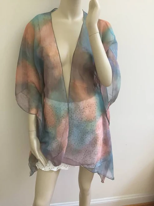 dress Women's Tropical Chiffon Tunic Top Etsy - Seller $59.5